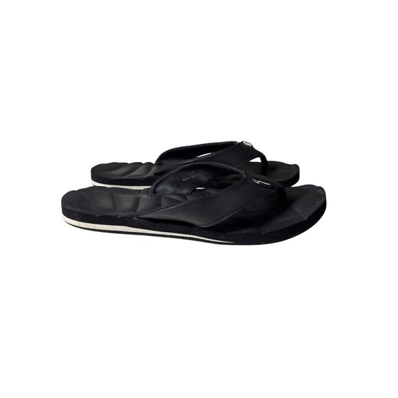 Zella Flip Flops Size 7 Black Lightweight Gym‎ Sandals Comfort Slides Beach - Picture 2 of 9
